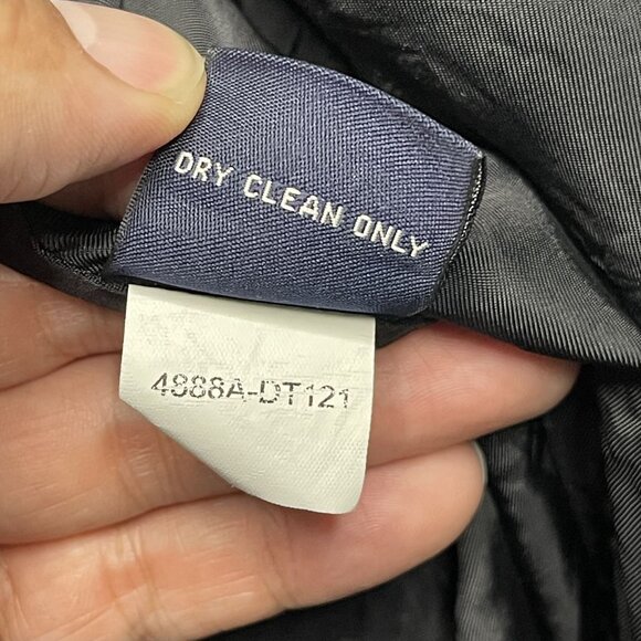 Men’s Faconnable Lightweight Wool Jacket Size Large Classic Black - Picture 5 of 7